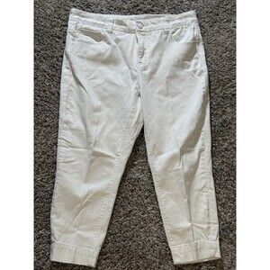 White Cropped Skinny Jeans Minimal Chic Clean Girl Cottagecore Vibes